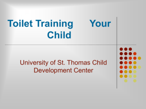 Toilet Training Your Child