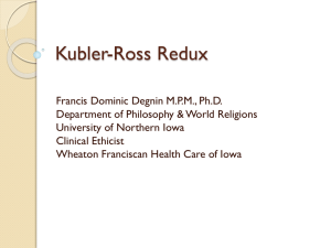 Kubler-Ross Redux