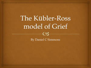 The Kübler-Ross model of Grief