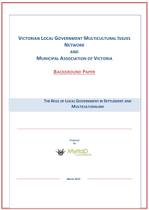 The role of local government in settlement and multiculturalism