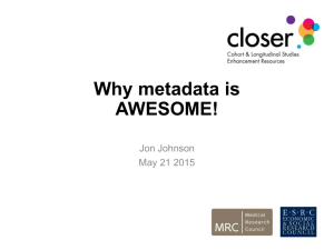 Johnson-Why metadata is awesome