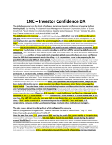 Investor Confidence DA