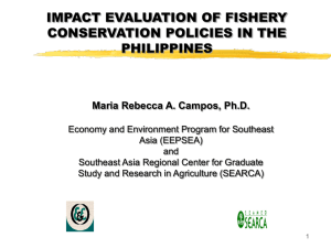 Impact Evaluation Of Fishery Conservation Policies In The Philippines