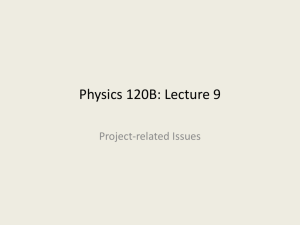 PowerPoint Lecture - UCSD Department of Physics
