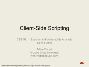 Client-Side Scripting