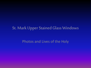 St. Mark Upper Stained Glass Windows