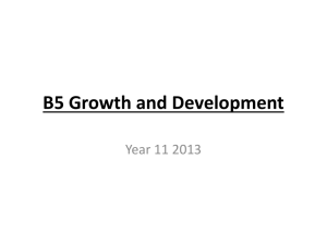B5 Growth and Development - Blackpool Aspire Academy