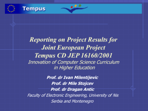 PPT presentation - Tempus Project Site