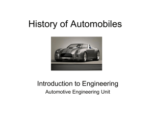History of Automobiles