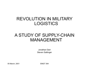 Revolution in Military Logistics