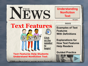 Text Features