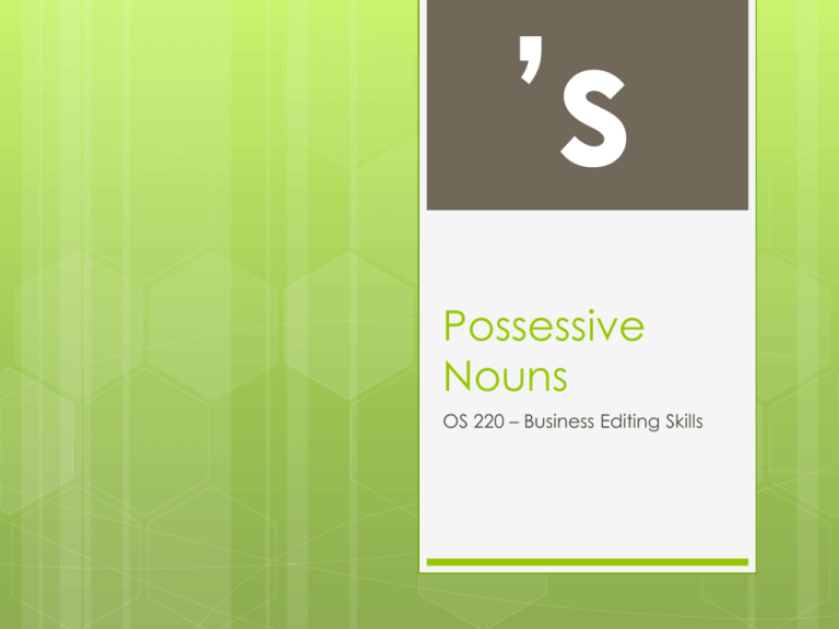 possessive-nouns