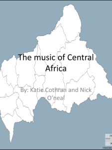 The music of Central Africa-powerpoint-magazine