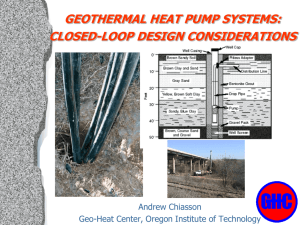 System Construction - Geothermal Communities