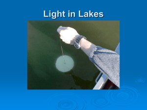 Light in Lakes