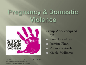 Pregnancy & Domestic violence