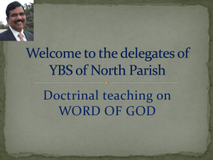 Welcome to the delegates of India Youth for Christ