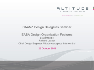 EASA Design Organisation Features