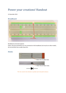 Handout – Notes, Tips & Circuits to Build (Fall 2015)