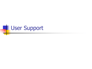 User Support - Seneca - School of Information & Communications