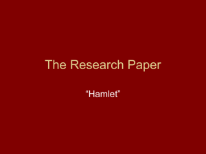 The Research Paper - quiringenglish122