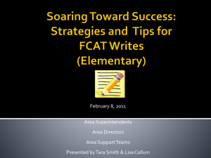 Soaring Toward Success - the School District of Palm Beach County