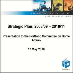 Strategic Objective 9 (cont.)