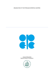 Organization of the Petroleum Exporting Countries” www.wikipedia.pl