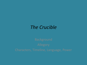 The Crucible ppt