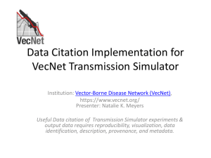 NKMData Citation Recommendations for VecNet