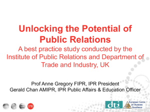 Unlocking the Potential of Public Relations