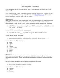 Data Analysis 4 Answer Sheet