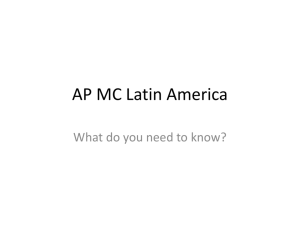 AP MC Latin America - White Plains Public Schools