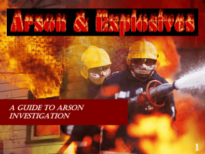 Week 09_Arson_Explosives