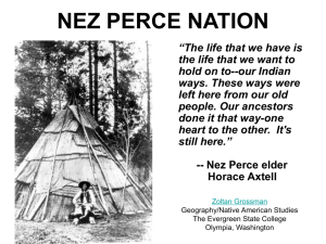 Nez Perce History - The Evergreen State College