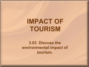 impact of tourism