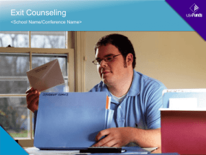 Exit Counseling Presentation