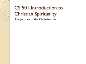 SF 501 Introduction to Christian Spirituality