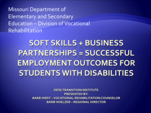 Soft Skills + Business Partnerships = successful Employment