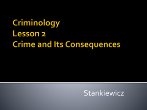 Lesson 2a Last Criminology Crime and its