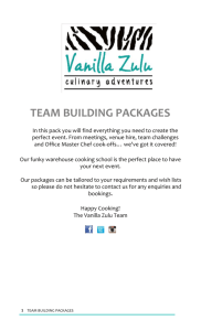 team building packages