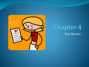 Chapter 4 - Davison Accounting