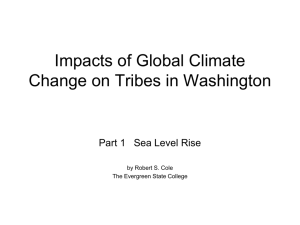 Impacts of Global Climate Change on Tribes in Washington Case