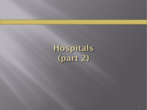 Hospitals Part 2