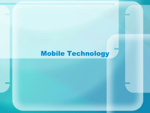 Mobile Technology and marketing