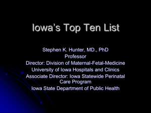 Iowa's Top 10 List - Iowa Healthcare Collaborative