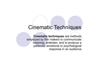 Cinematic Techniques