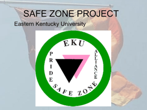 EKU Safe Zone PowerPoint - Eastern Kentucky University