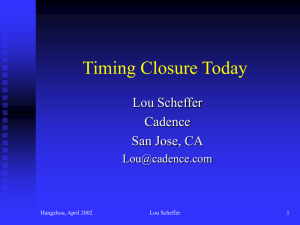 Timing Closure Today