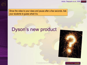 Dyson's new product